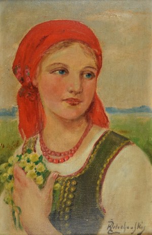 Kasper ŻELECHOWSKI (1863-1942), Dziewczyna z kaczeńcami