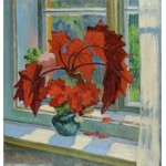 Michał Wiktor CZEPITA (1884-1941), Kwiaty w oknie, 1927