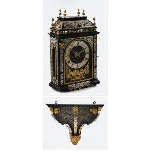 Zegar szafkowy typu „religieuse”, z konsolą