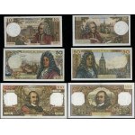 France, set of 3 banknotes, 1967-1975