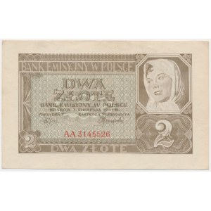 2 gold 1941 - AA -.
