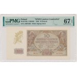 10 gold 1940 - J - PMG 67 EPQ