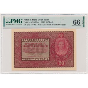 20 marek 1919 - II Serja FE - PMG 66 EPQ