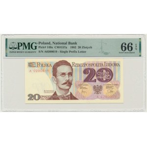 20 gold 1982 - A - PMG 66 EPQ
