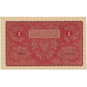 1 mark 1919 - 1st Series Z -.