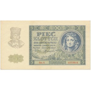 5 gold 1940 - A -.
