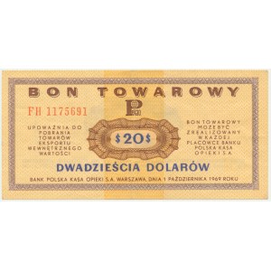 Pewex, $20 1969 - FH -.
