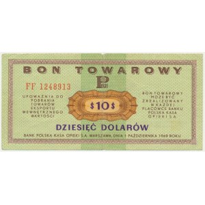 Pewex, $10 1969 - FF -.