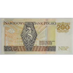 200 złotych 2015 - AB 0001303 - niski numer