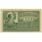 Kowno, 1.000 Mark 1918 - A - 7 digit series -