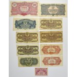 Set, 50 pennies-100 gold 1944 (11 pieces).