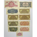 Set, 50 pennies-100 gold 1944 (11 pieces).