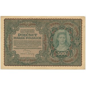 500 marks 1919 - 1st Series BJ -.