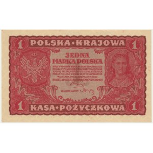 1 mark 1919 - 1st Series J -.