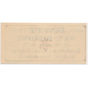 Krakow, Pharmacy under the Star, 2 crowns 1919 - blank -.