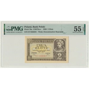 2 gold 1936 - EY - PMG 55 EPQ