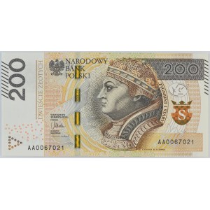 200 złotych 2015 - AA -
