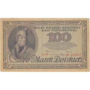 100 marks 1919 - P -.