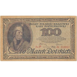 100 marks 1919 - P -.