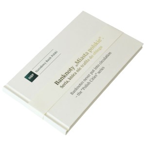NBP Album, Banknotes Polish Cities ( 9pcs).