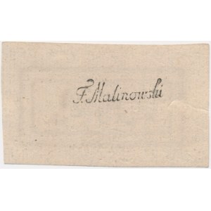 4 zloty 1794 - one-sided reverse with chemical mark