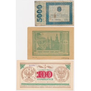 Set, bricks and vouchers (3 pcs.) - including one rare one