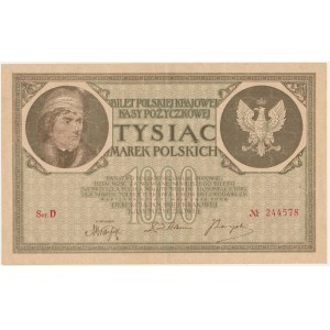1,000 marks 1919 - Ser. D -