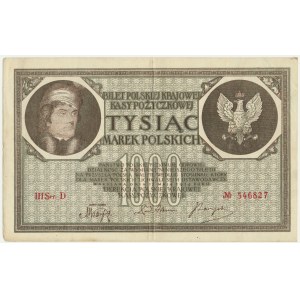 1,000 marks 1919 - III Series D - Period forgery