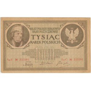 1,000 marks 1919 - 2 x Ser. C -