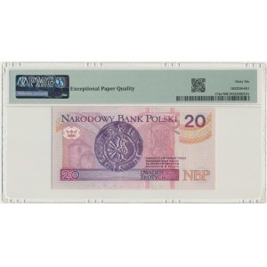 20 złotych 1994 - YB - PMG 66 EPQ - seria zastępcza