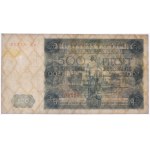 500 zloty 1947 - C2 - secondarily applied series