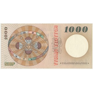 1,000 zloty 1965 - P -.