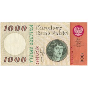 1,000 zloty 1965 - M -.