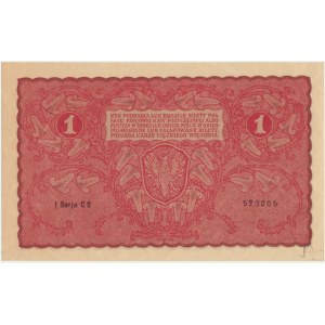 1 mark 1919 - 1st Series CS -.