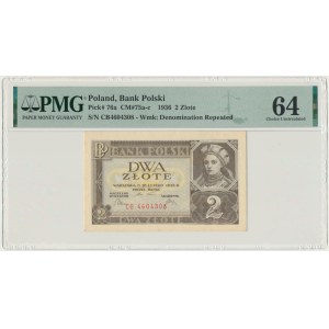 2 gold 1936 - CB - PMG 64