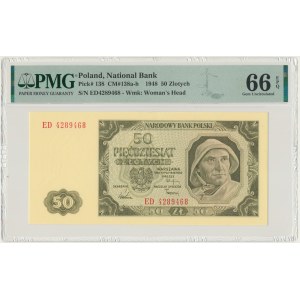 50 gold 1948 - ED - PMG 66 EPQ