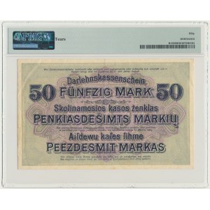 Kowno, 50 Mark 1918 - D - PMG 50