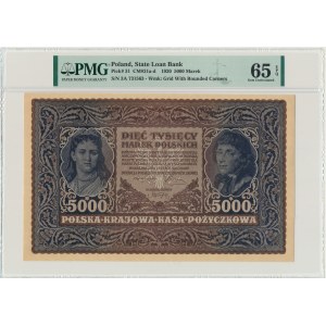 5,000 marks 1920 - III Series A - PMG 65 EPQ