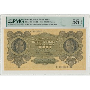 10.000 marek 1922 - C - PMG 55 EPQ