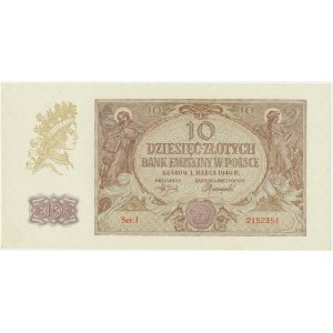 10 gold 1940 - J -.