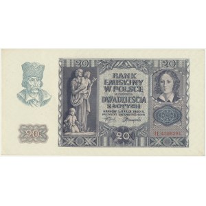 20 gold 1940 - H -.