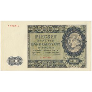 500 złotych 1940 - A -