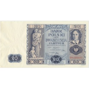 20 gold 1936 - BN -.