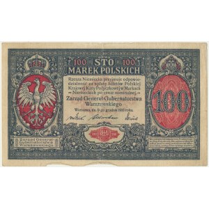 100 marks 1916 - General - A -.