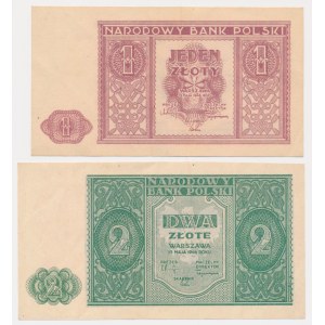 Set, 1-2 Gold 1946 (2 pieces).
