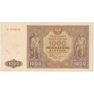 1 000 zlotys 1946 - K -
