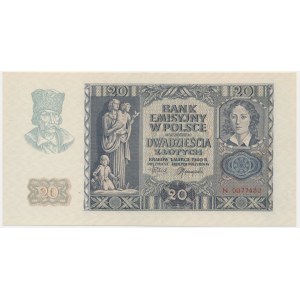 20 zlotys 1940 - N -.