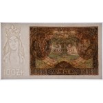 100 gold 1934 - Ser. BF. - without additional znw. - PMG 64