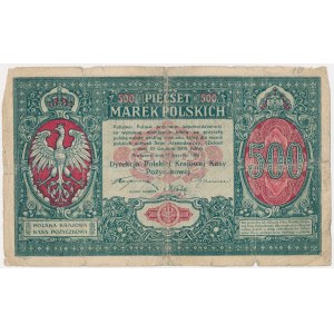 500 marks 1919 - Directorate -.
