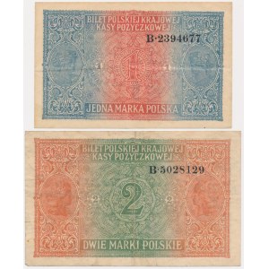 Set, 1-2 brand 1917 - General - B - (2 pieces).